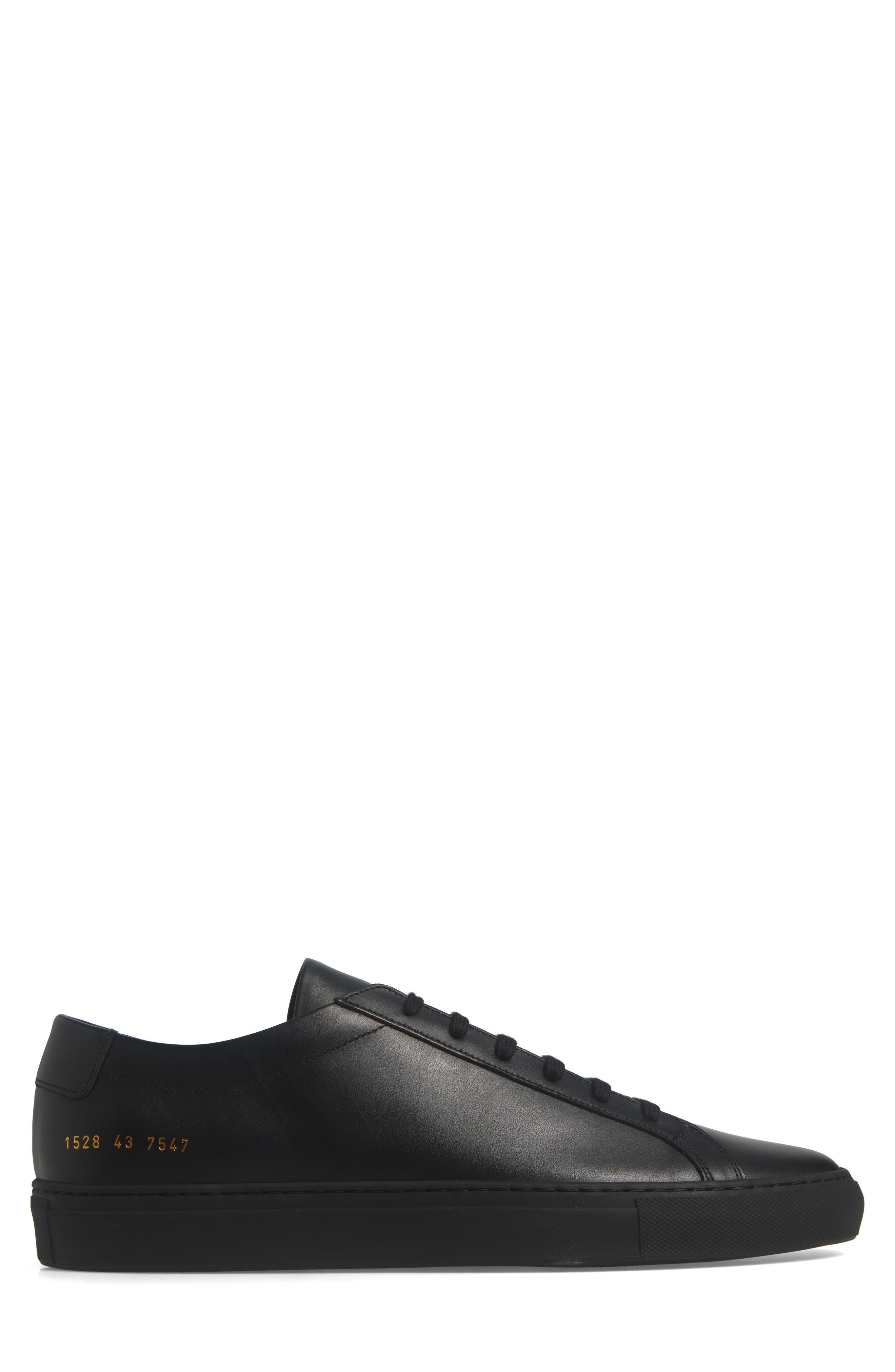 Common Projects Original Achilles Sneaker in Black/Black at Nordstrom - 3