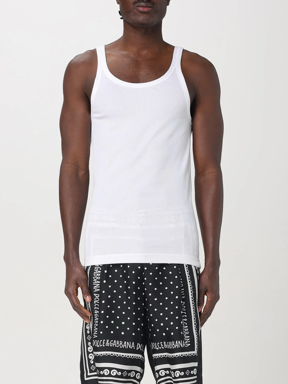 Dolce & Gabbana basic cotton tank top - 1
