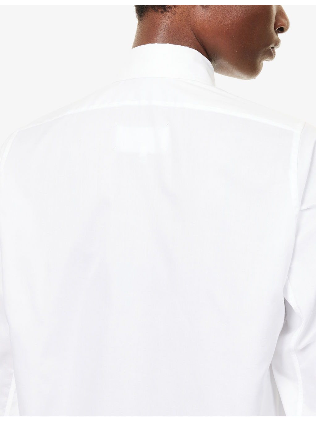Asymmetric Long-Sleeves Cotton-Poplin Shirt - 6