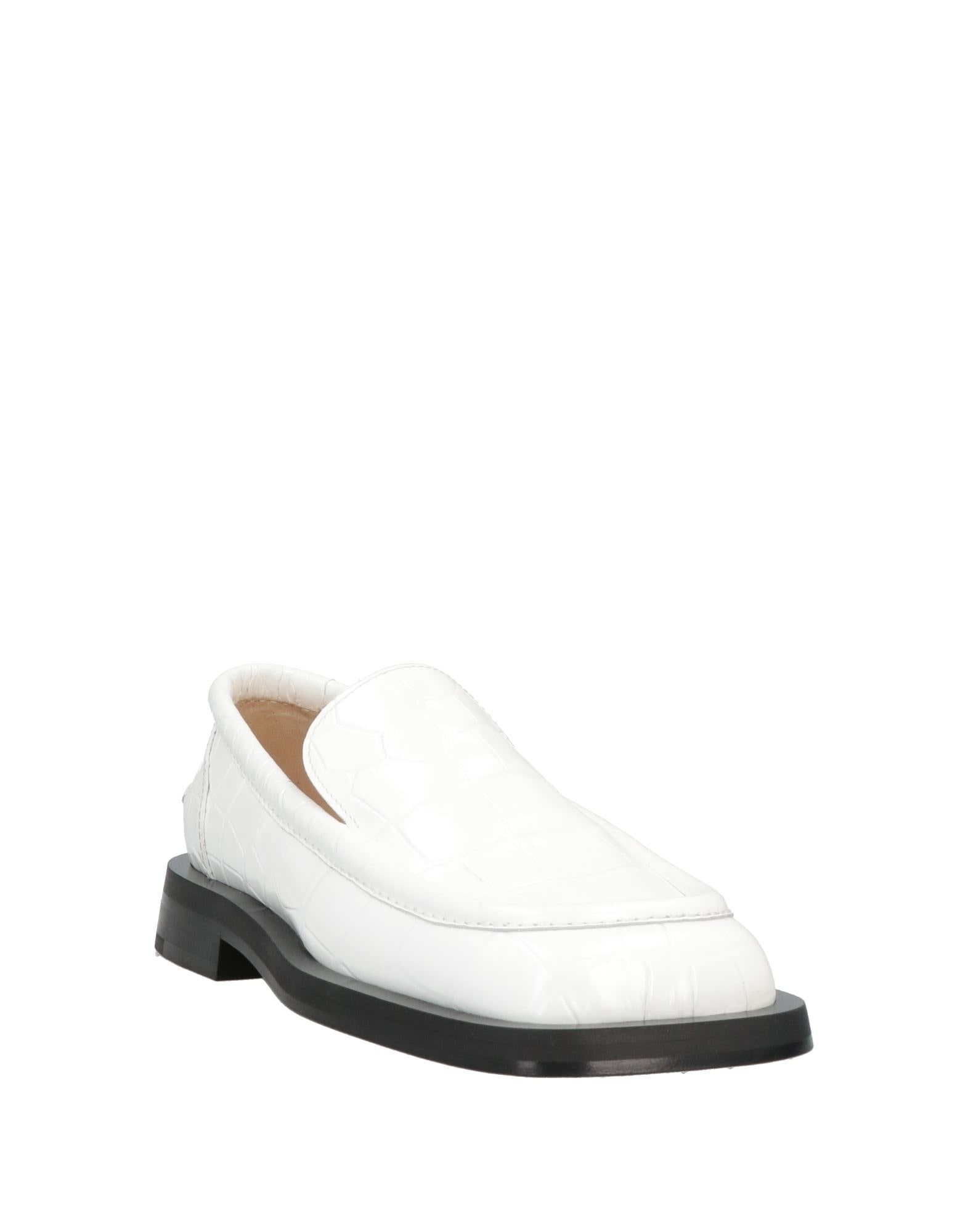 White Women's Loafers - 2