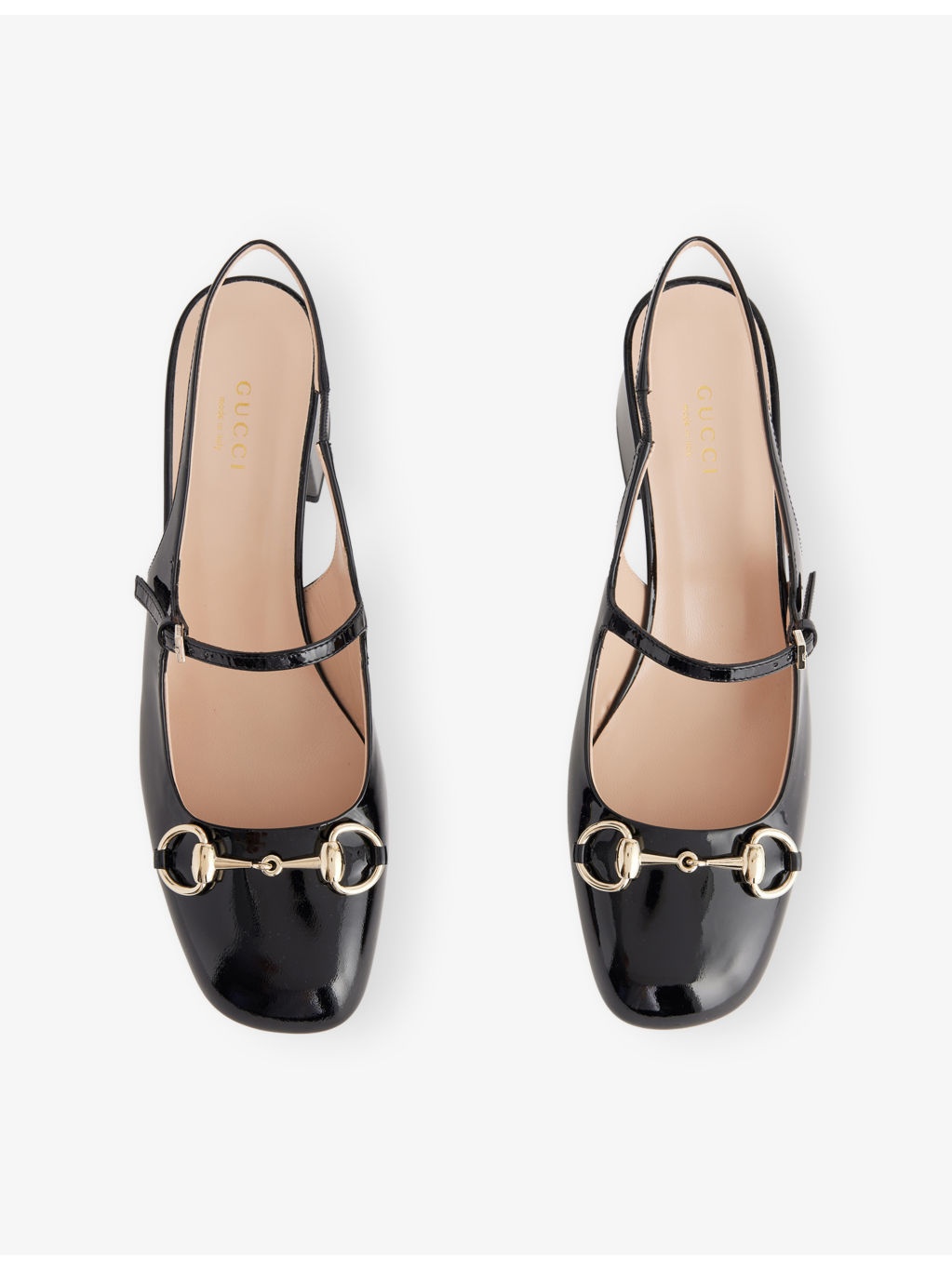 Mary Jane Horsebit Patent-Leather Heels - 2