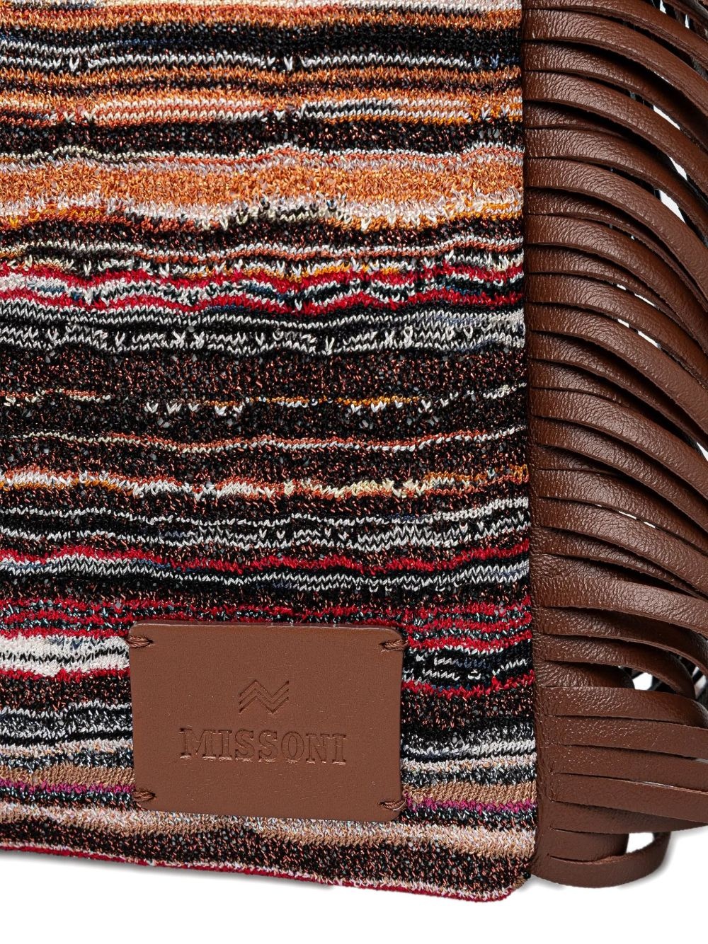 fringed clutch bag - 4