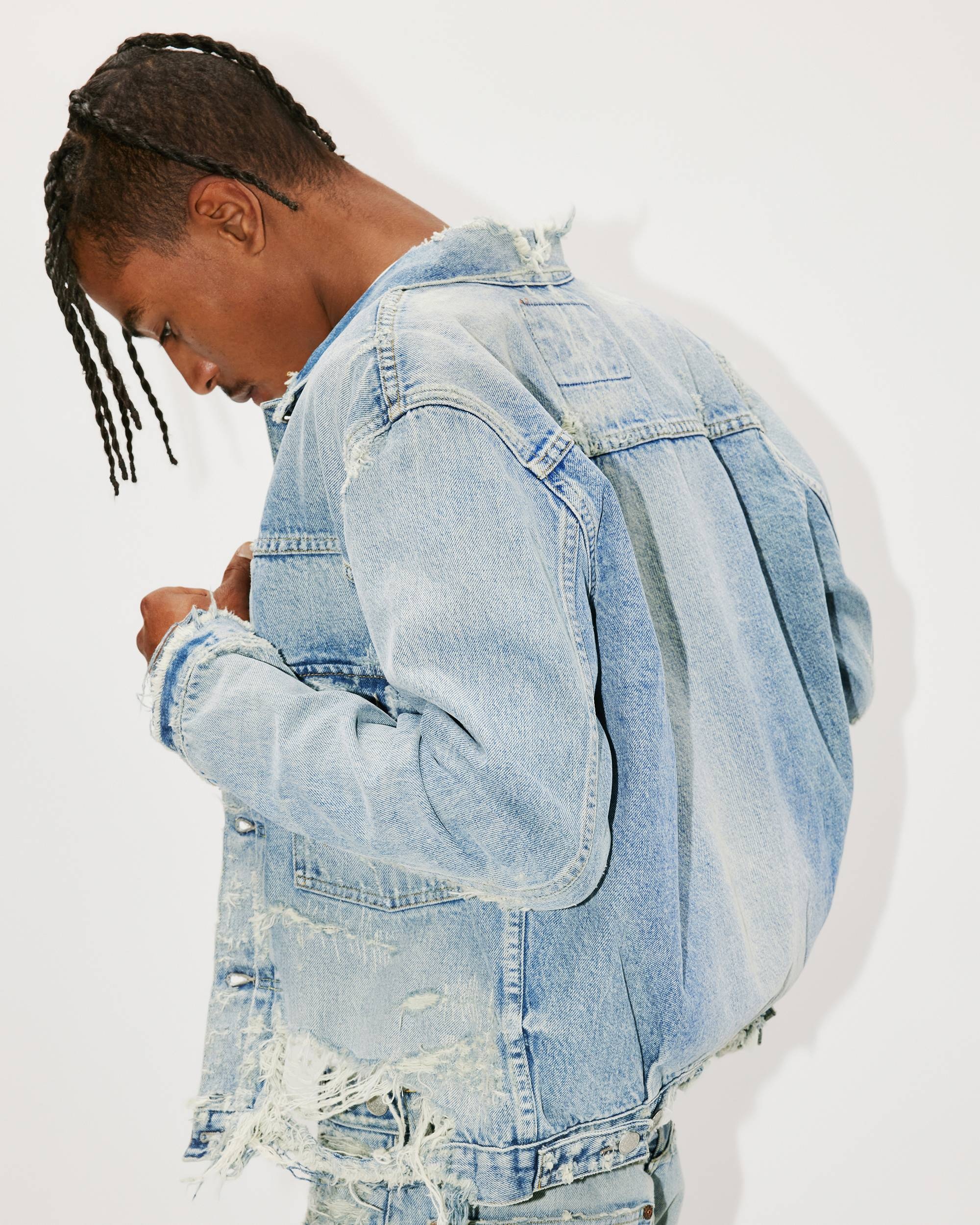 KENZO x LEVI'S® Type II distressed genderless denim trucker jacket - 17