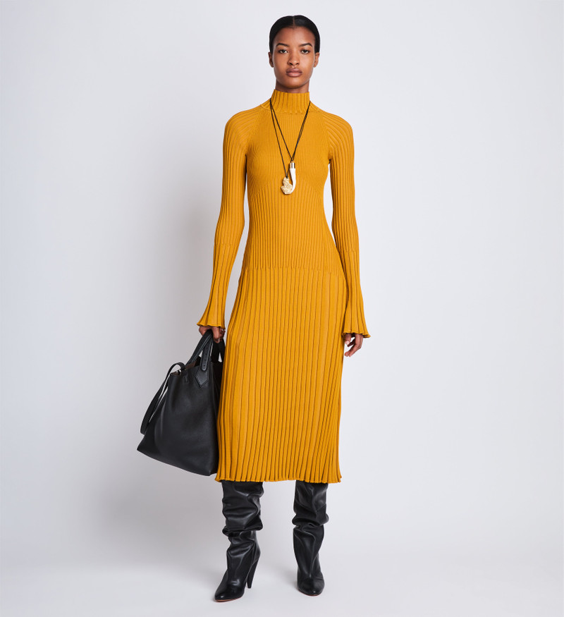 Proenza Schouler Carmen Dress in Midweight Viscose Rib outlook