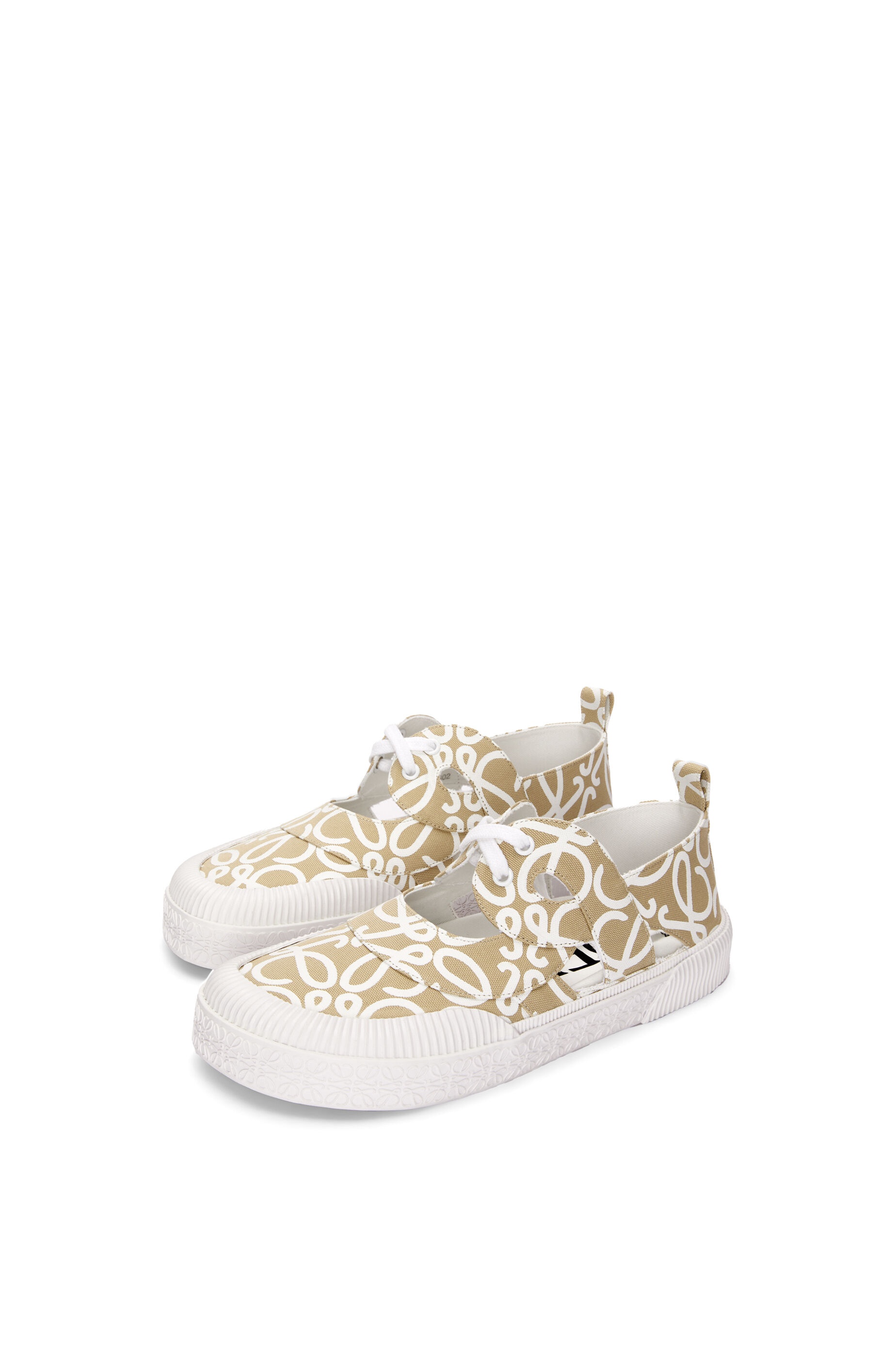 Terra vulca lace-up shoe in canvas - 3