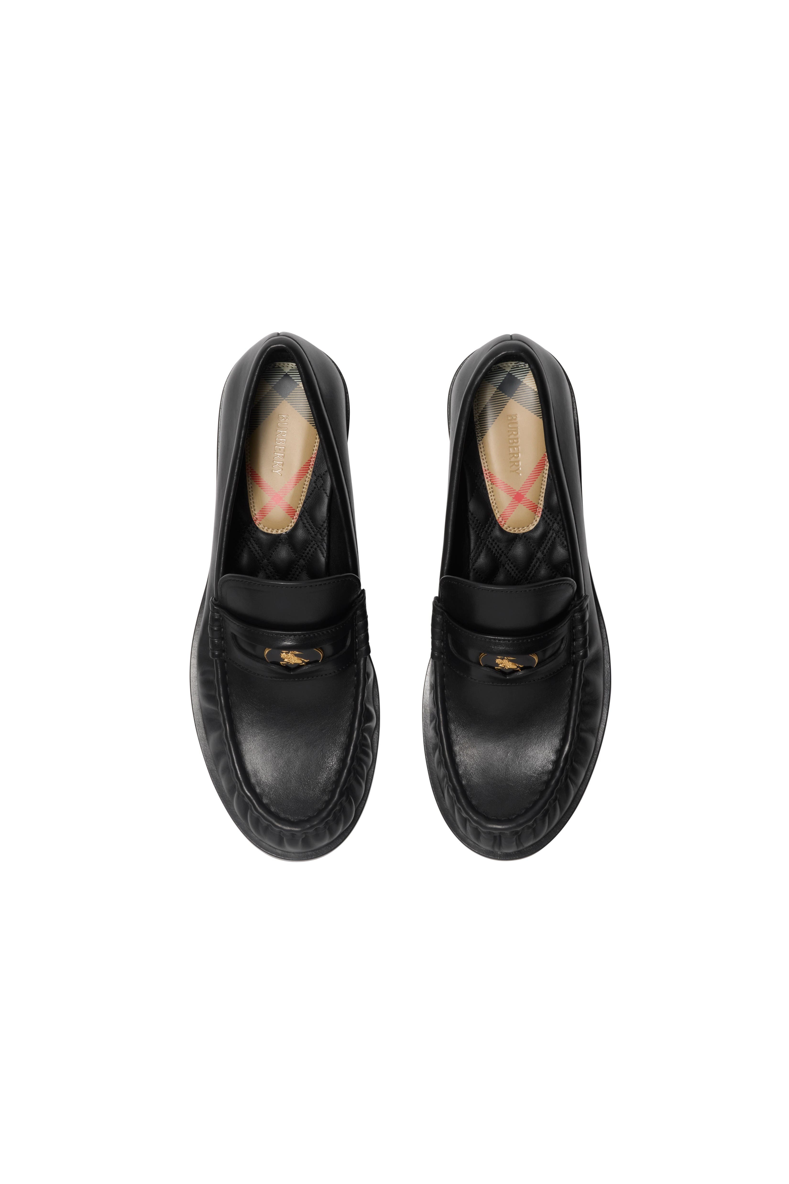 burberry Women's Leather Cadet Loafers in Black at Nordstrom - 5