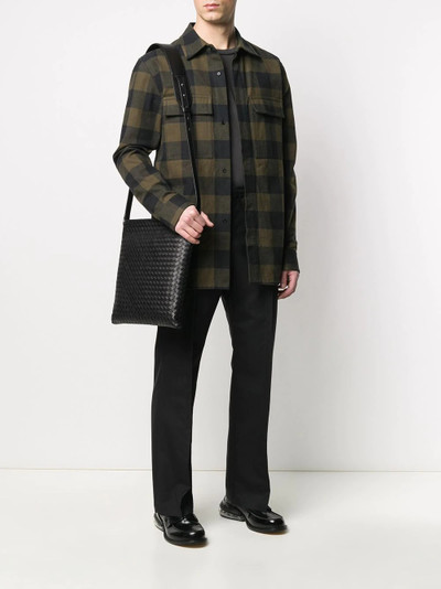 Bottega Veneta checked shirt outlook