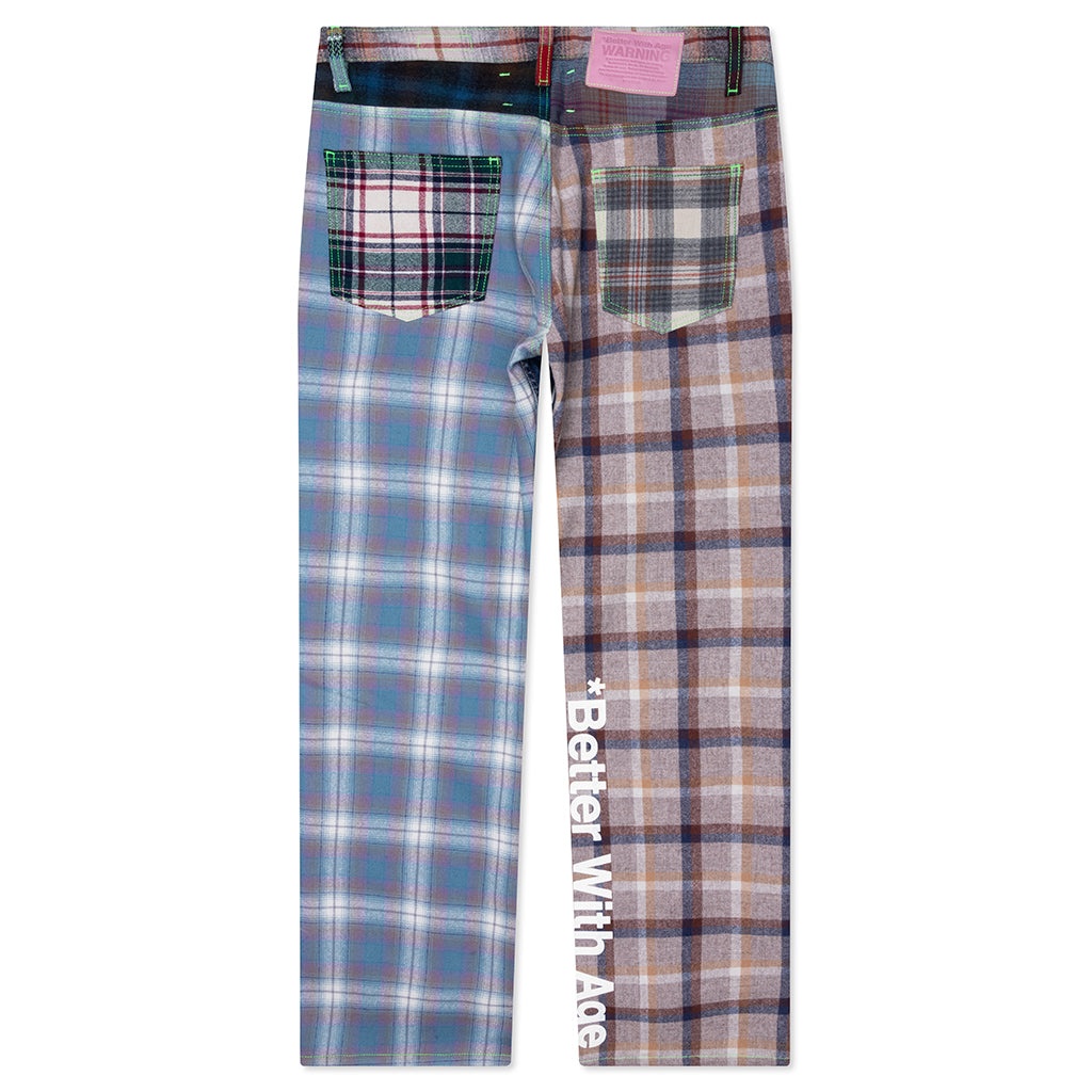 *BETTER WITH AGE X PENDLETON NEWPORT MIXED MEDIA TROUSER - MULTI - 2