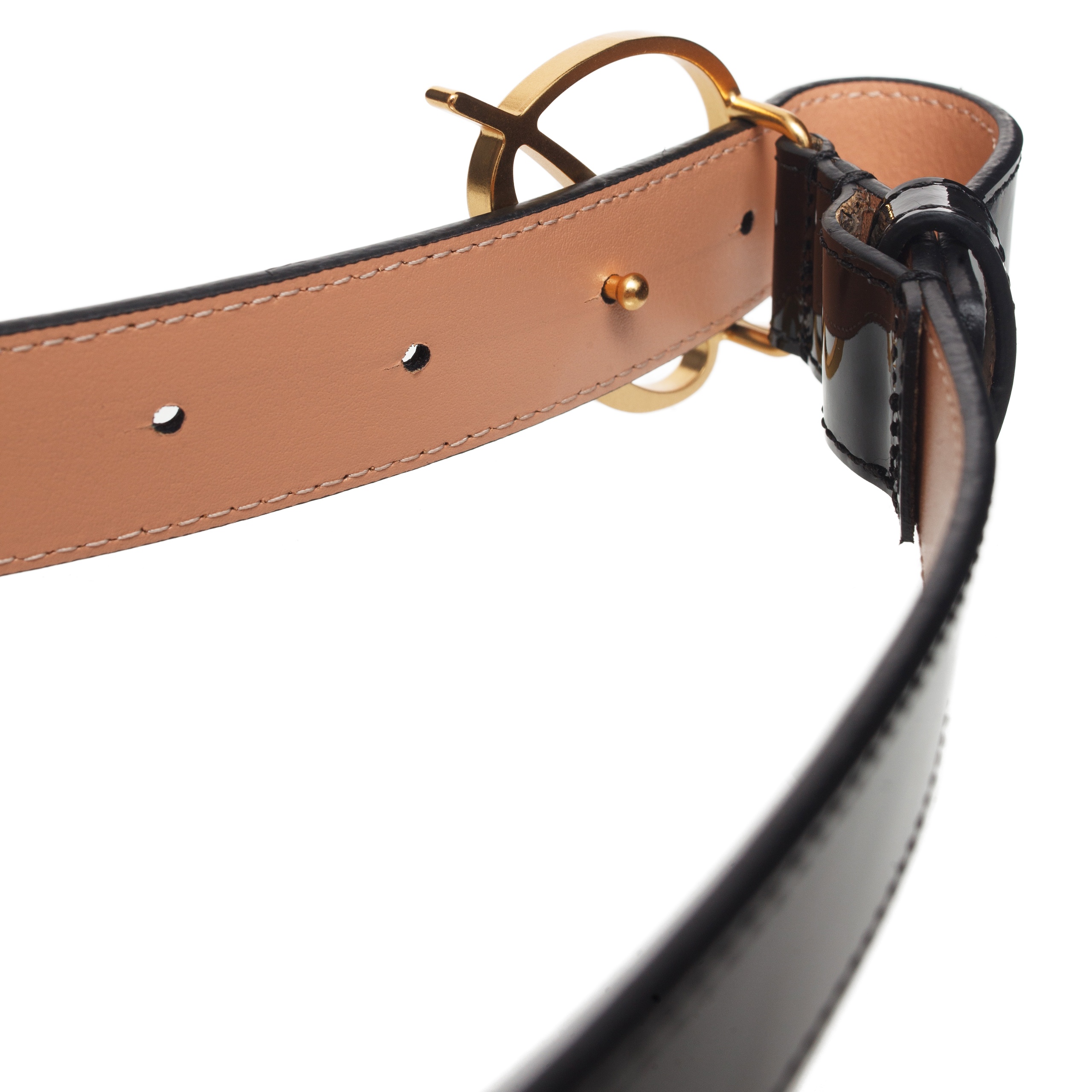 BLACK LOGO BELT - 5