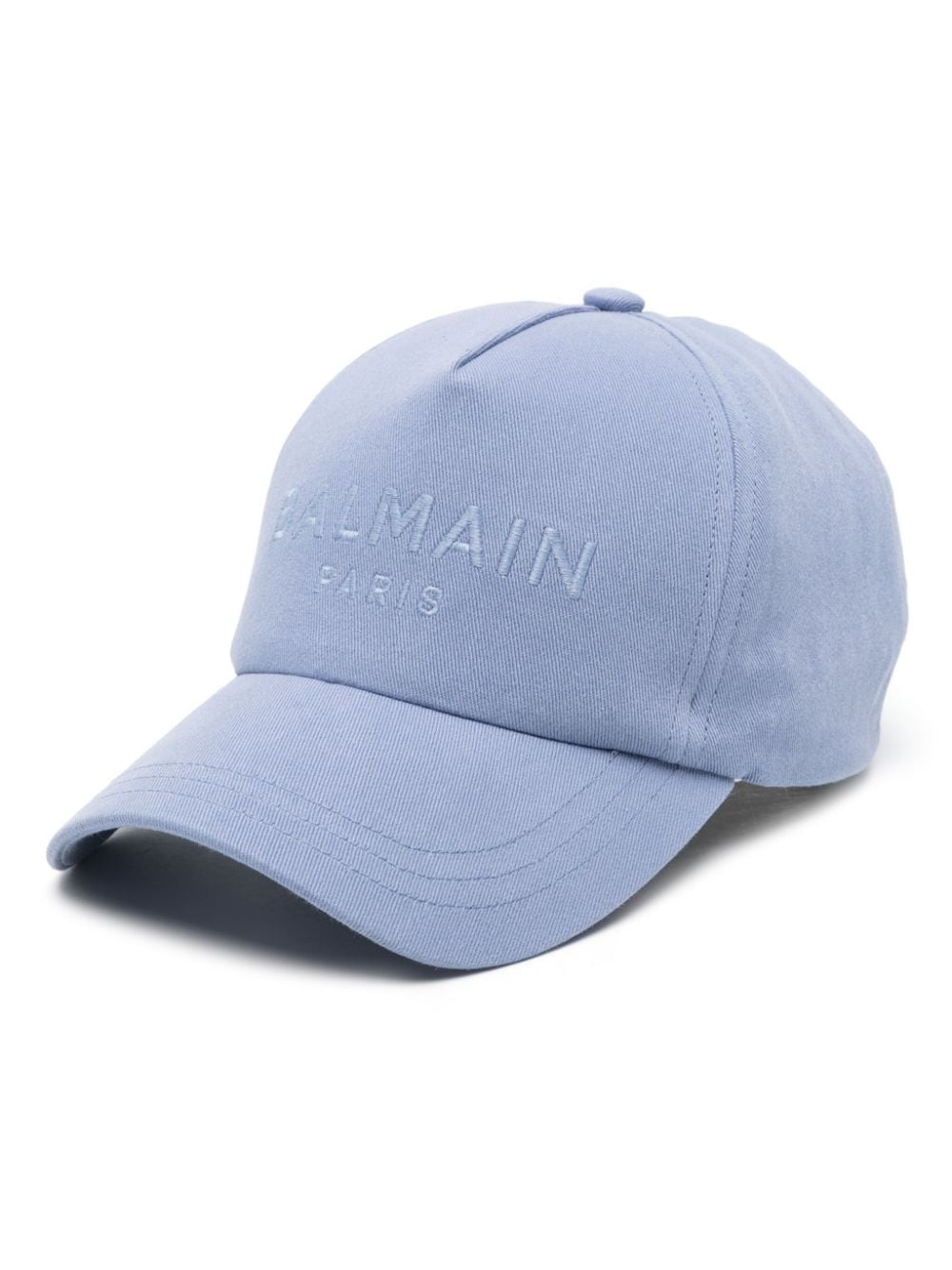 logo-embroidered cotton baseball cap - 1