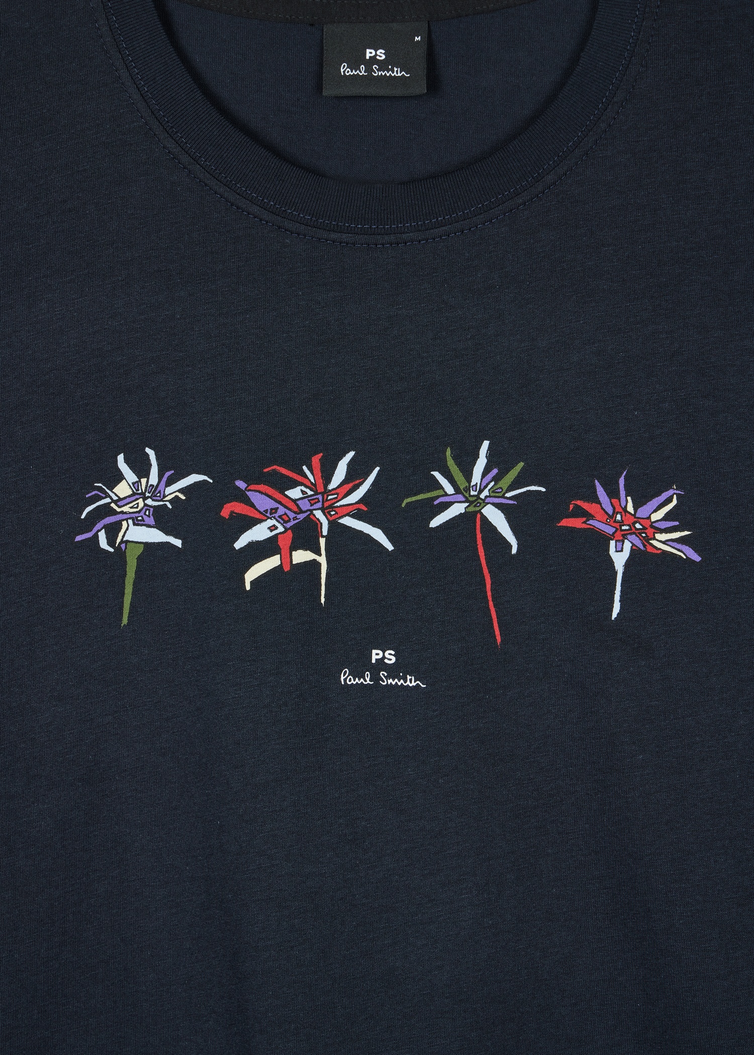 Dark Navy 'Edelweiss' Print T-Shirt - 2