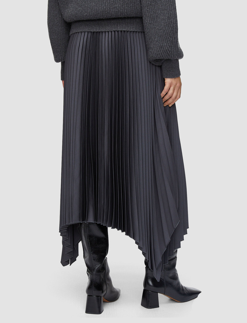 JOSEPH Ade Knit Weave Plissé Skirt outlook
