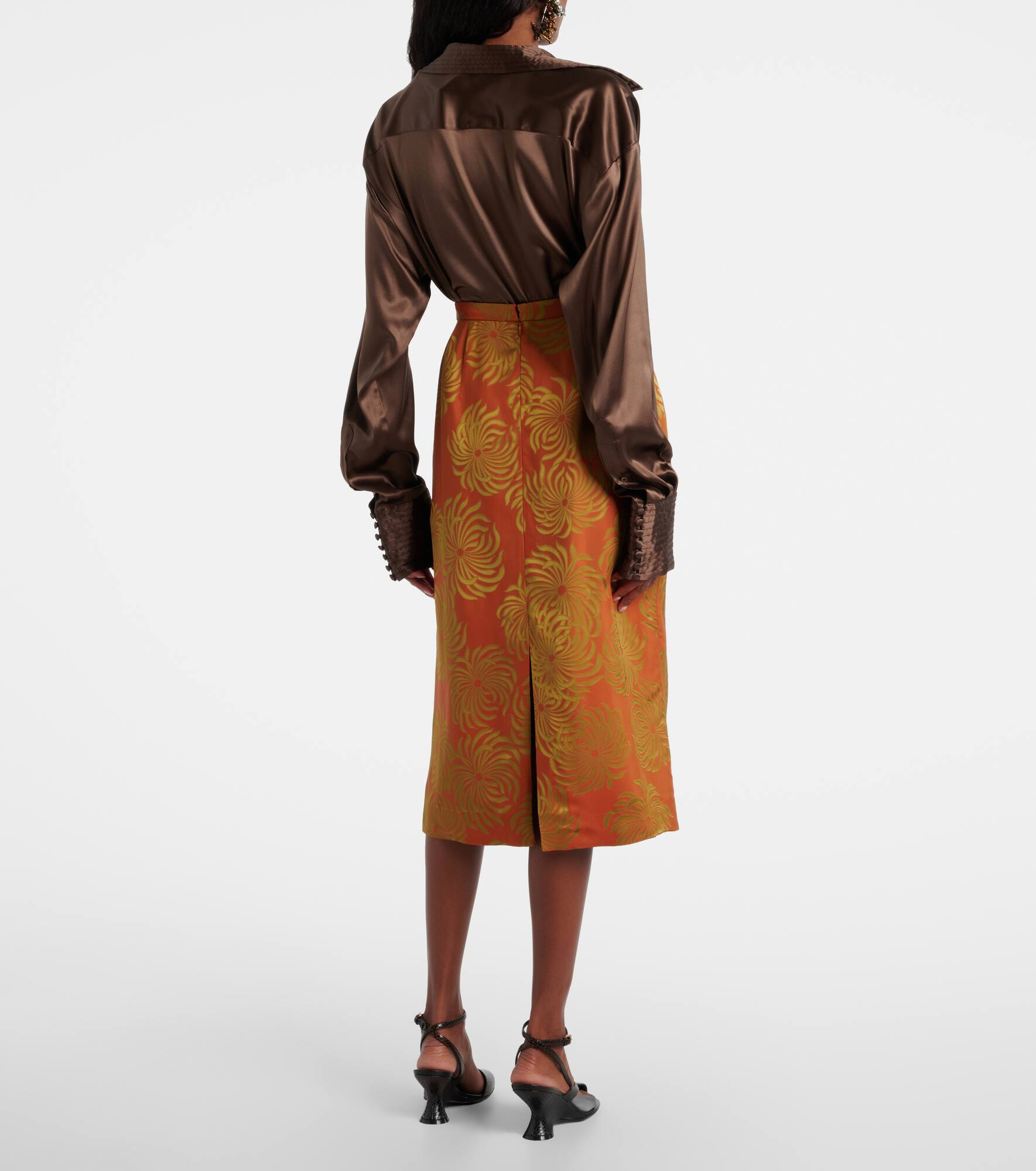 Printed midi skirt - 3