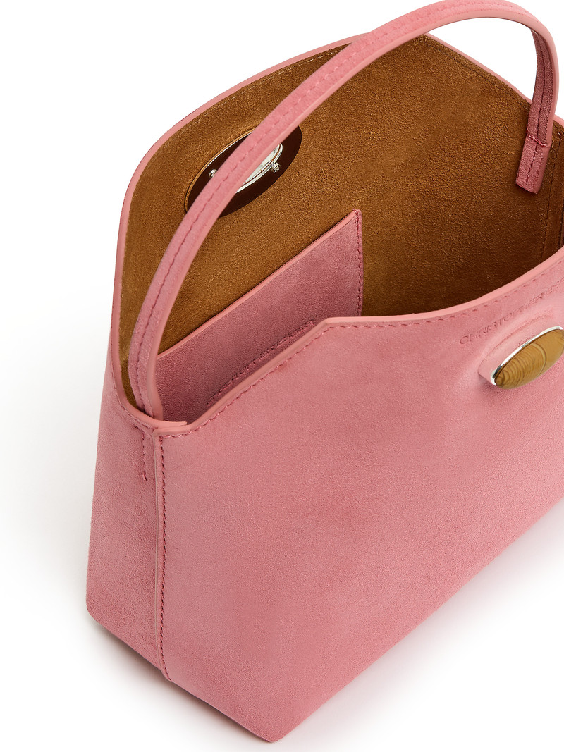 Turnlock Suede Mini Bag 3
