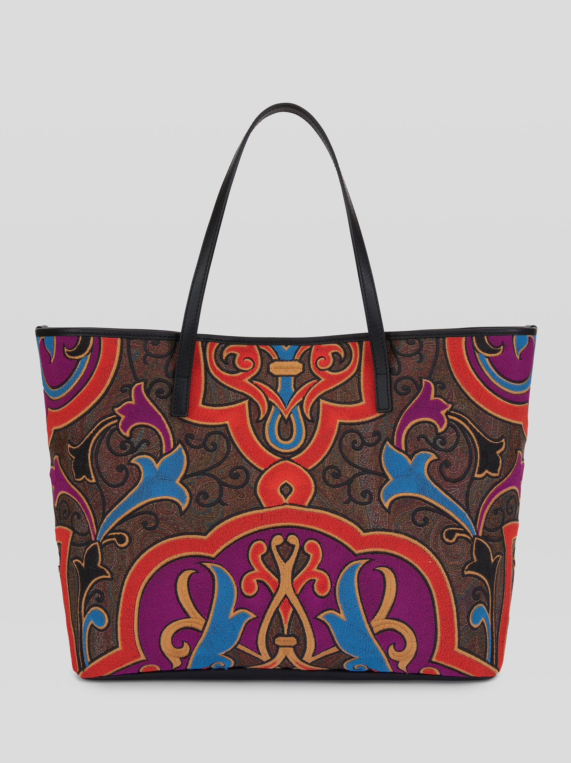PAISLEY SHOPPING BAG WITH EMBROIDERY - 1