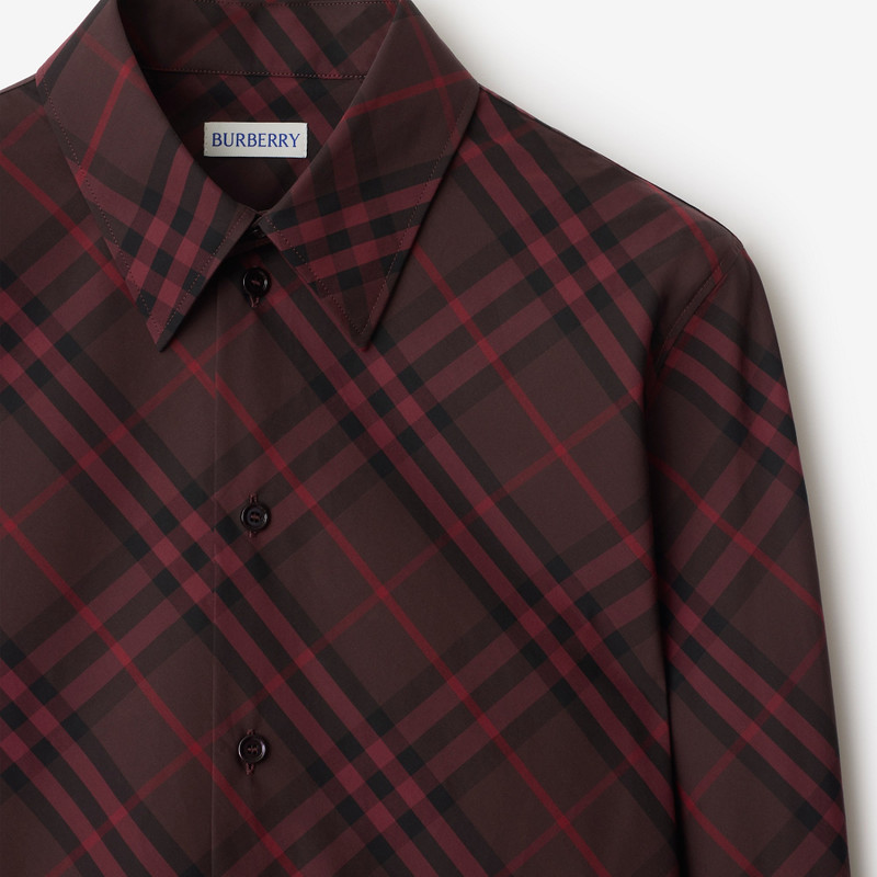 Slim Fit Check Cotton Shirt 4
