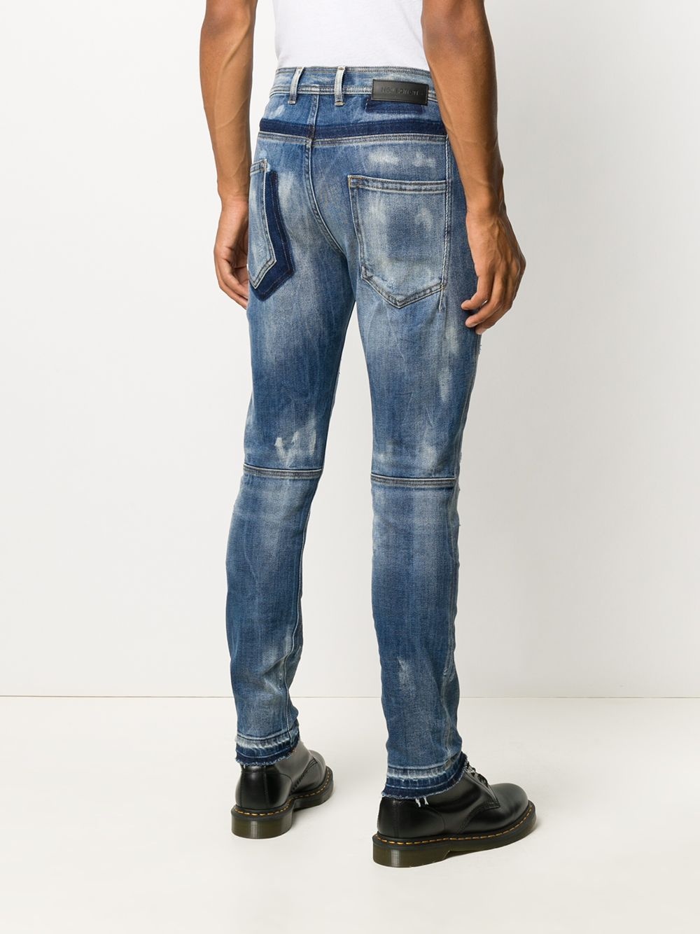 washed-effect skinny jeans - 4