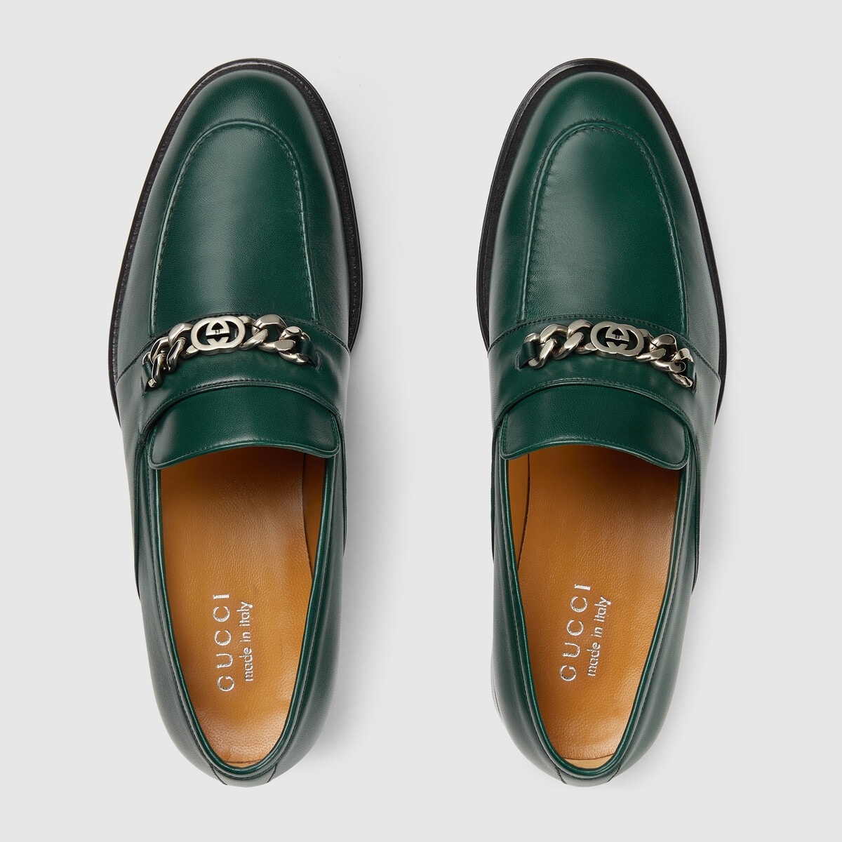 Men's loafer with Interlocking G - 4