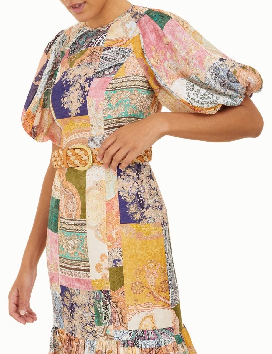 WIDE WOVEN BRAID BELT - 2