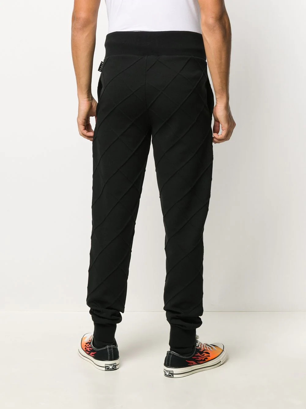 ridged track pants - 4