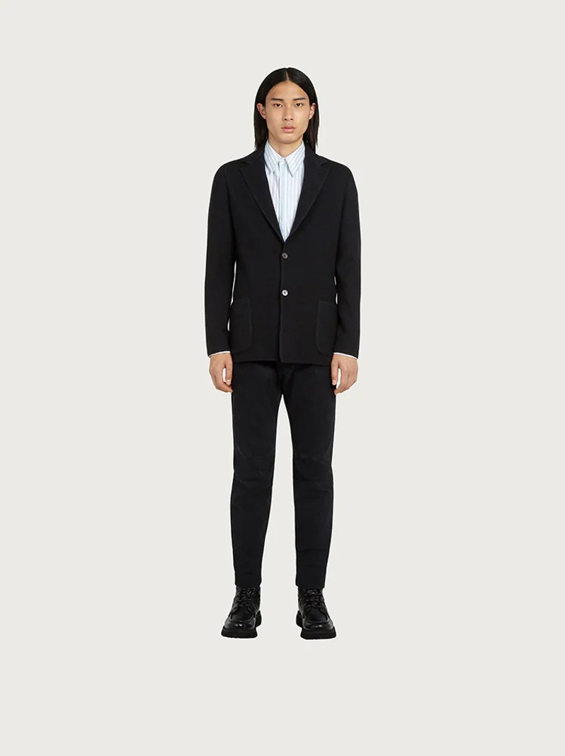 FERRAGAMO KNITTED BLAZER outlook