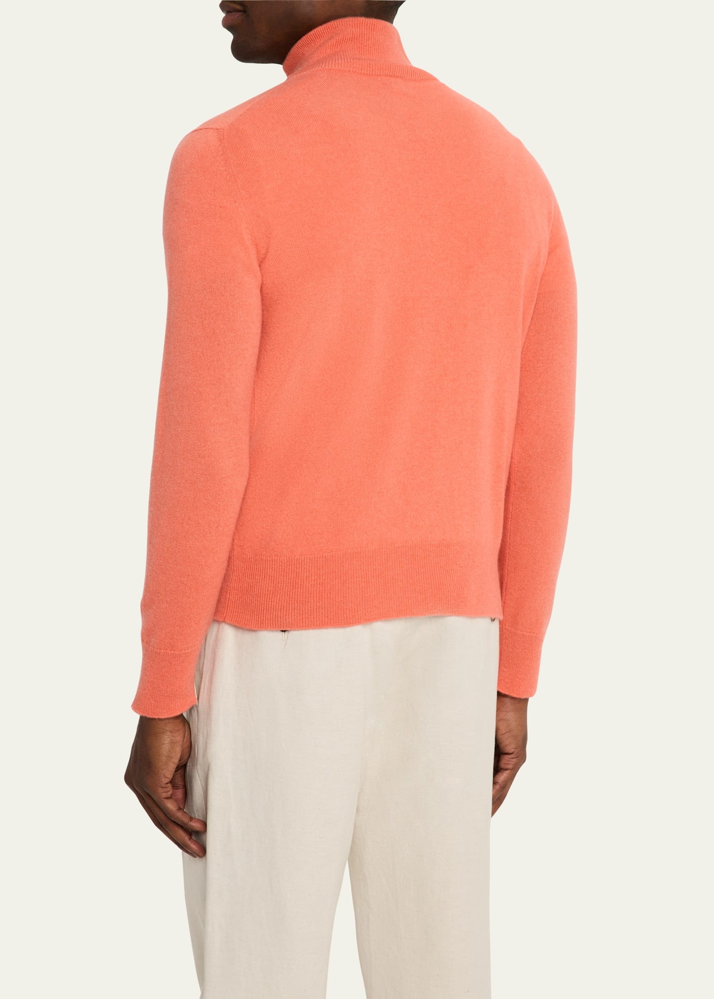 Men's Cashmere Half-Zip Sweater - 3