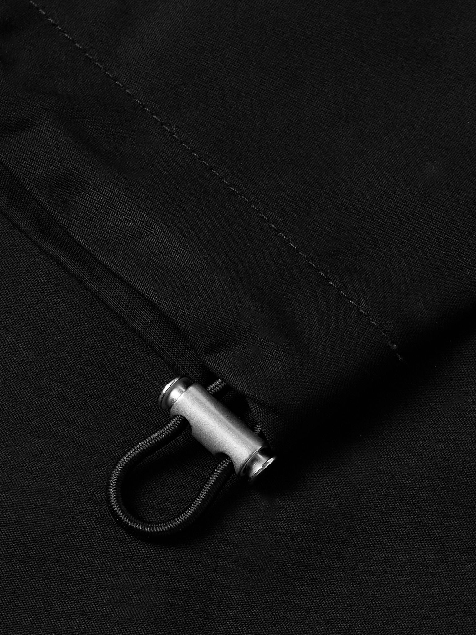 Laurie Cotton-Canvas Bomber Jacket Black - 5