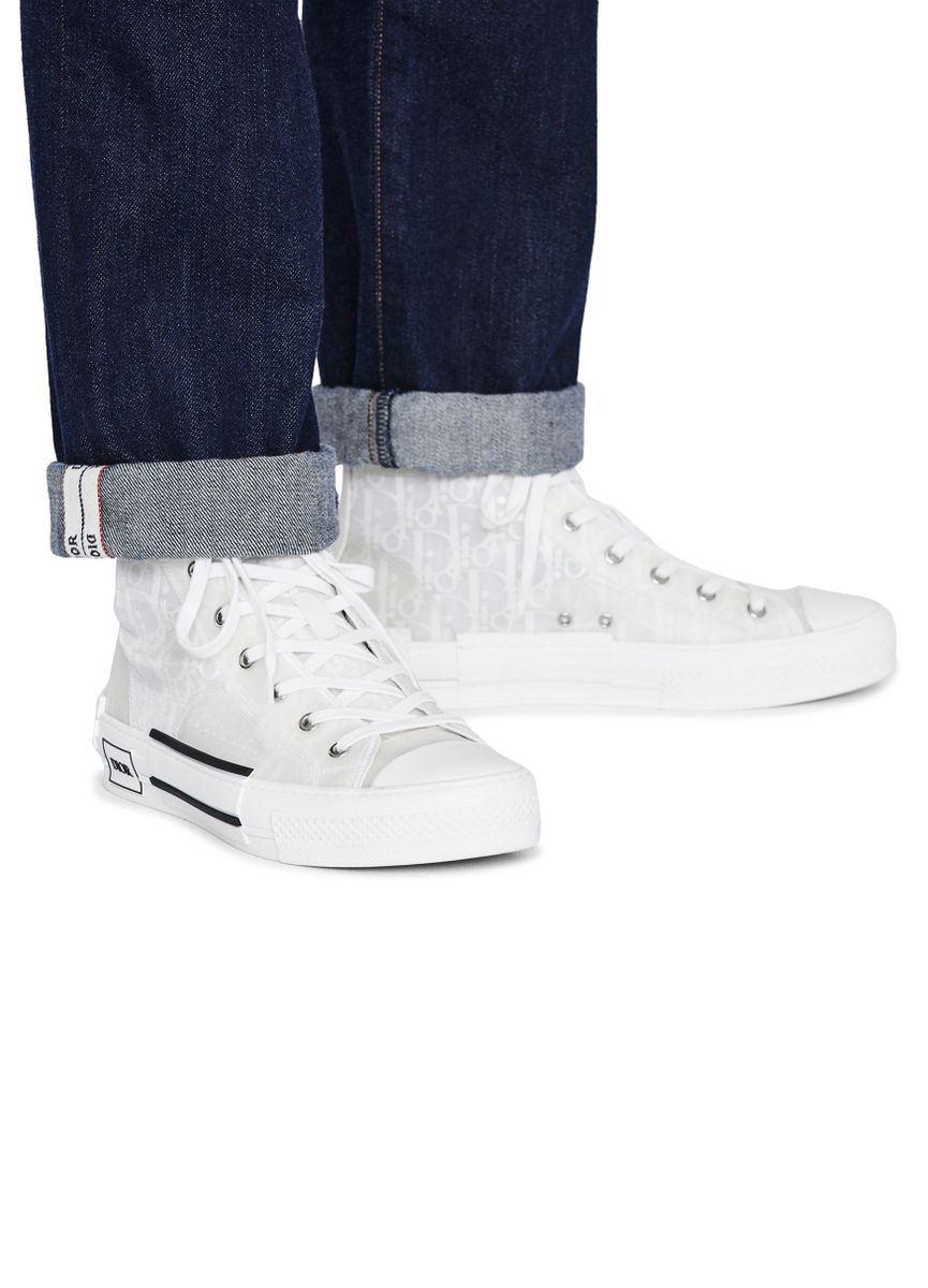 B23 Dior Oblique high-top sneakers - 8