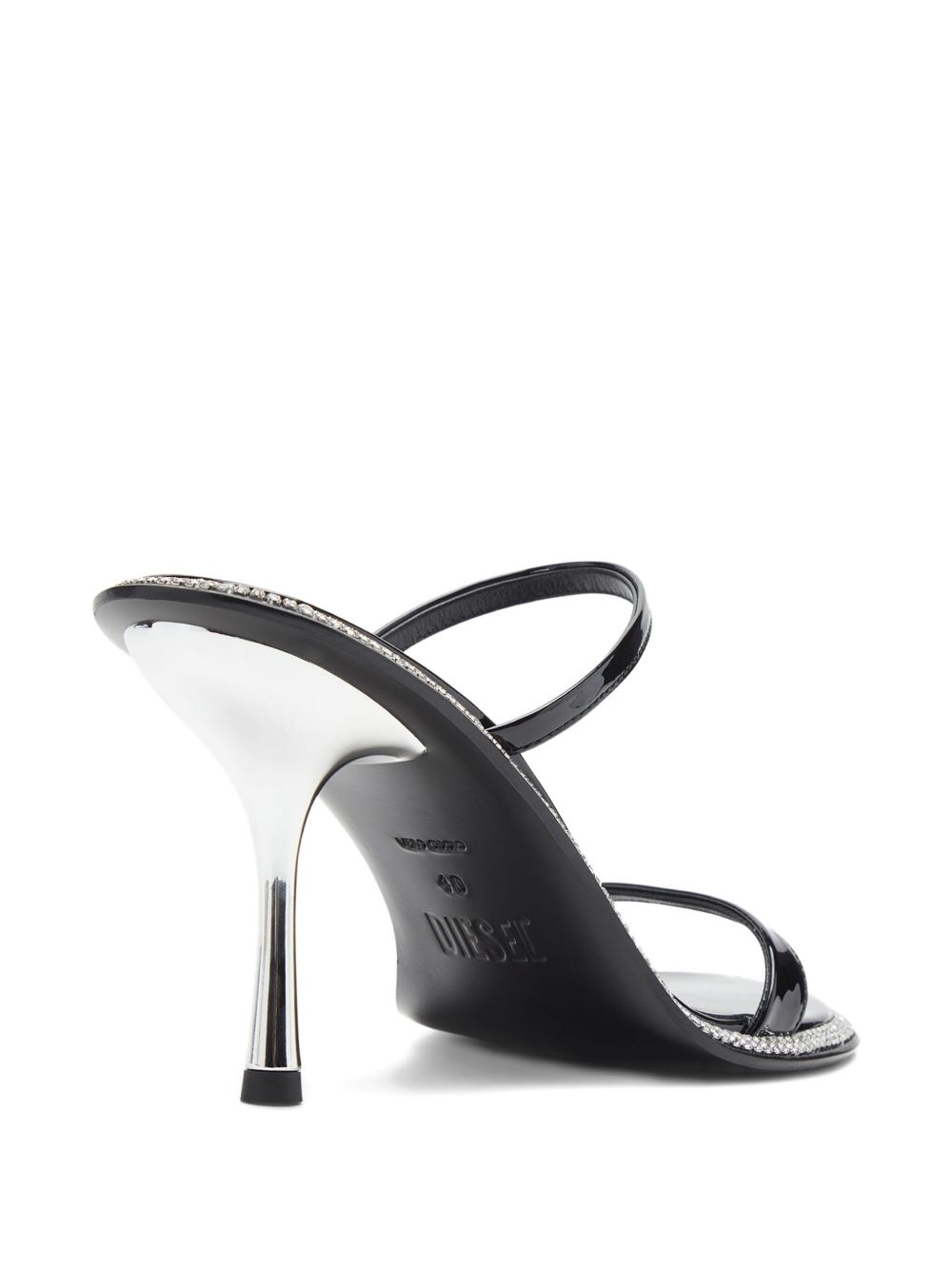 90mm crystal-embellished stiletto sandals - 4