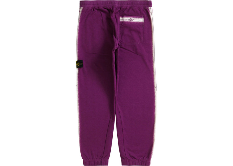 Supreme Supreme Stone Island Stripe Sweatpant Purple outlook