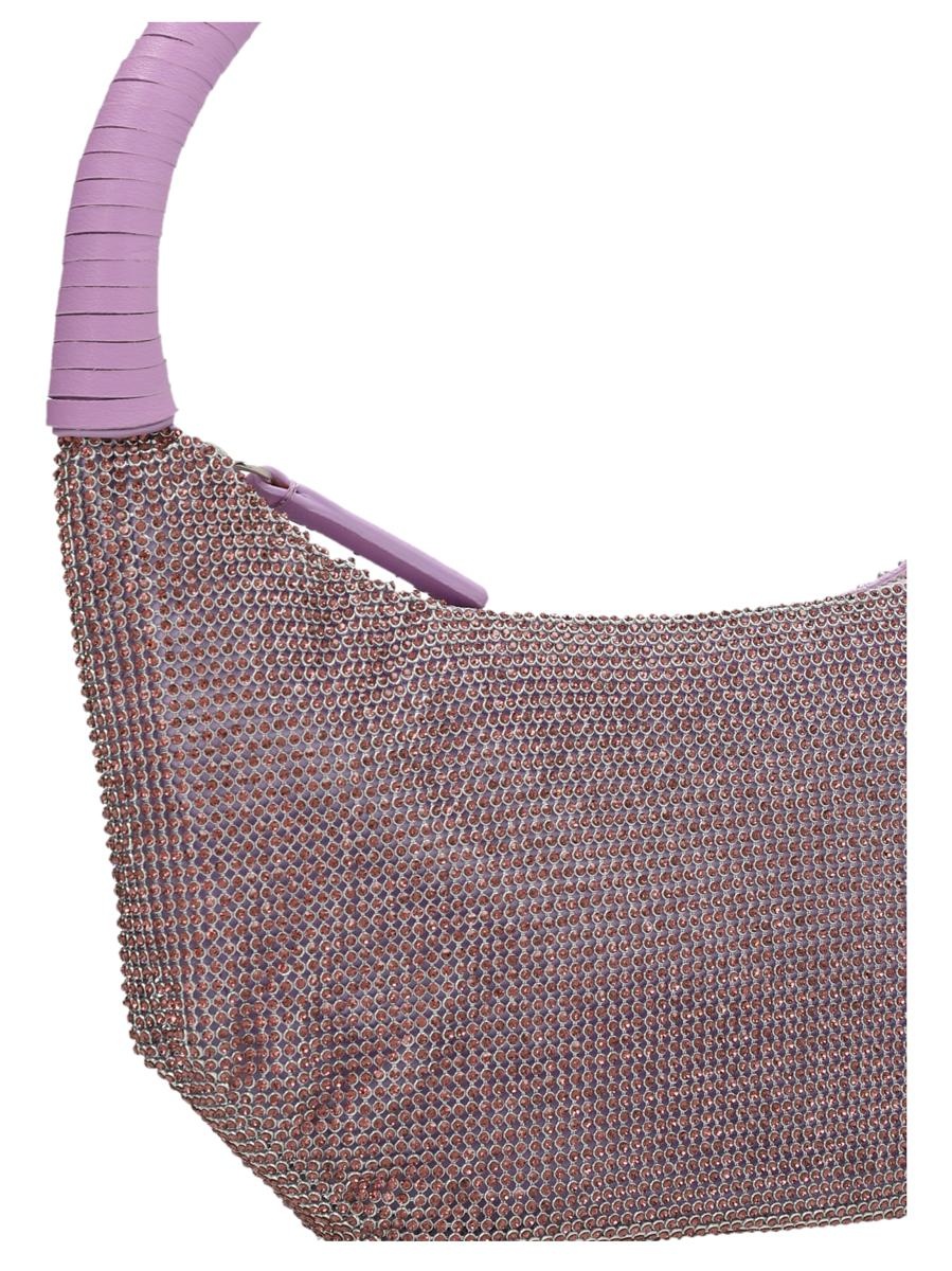 トートバッグ STAUD Pepper Crystal Hobo Bag - Staud - Lilac - Strass STAUD STAUD 'PEPPER CRYSTAL' HANDBAG | baltini | REVERSIBLE