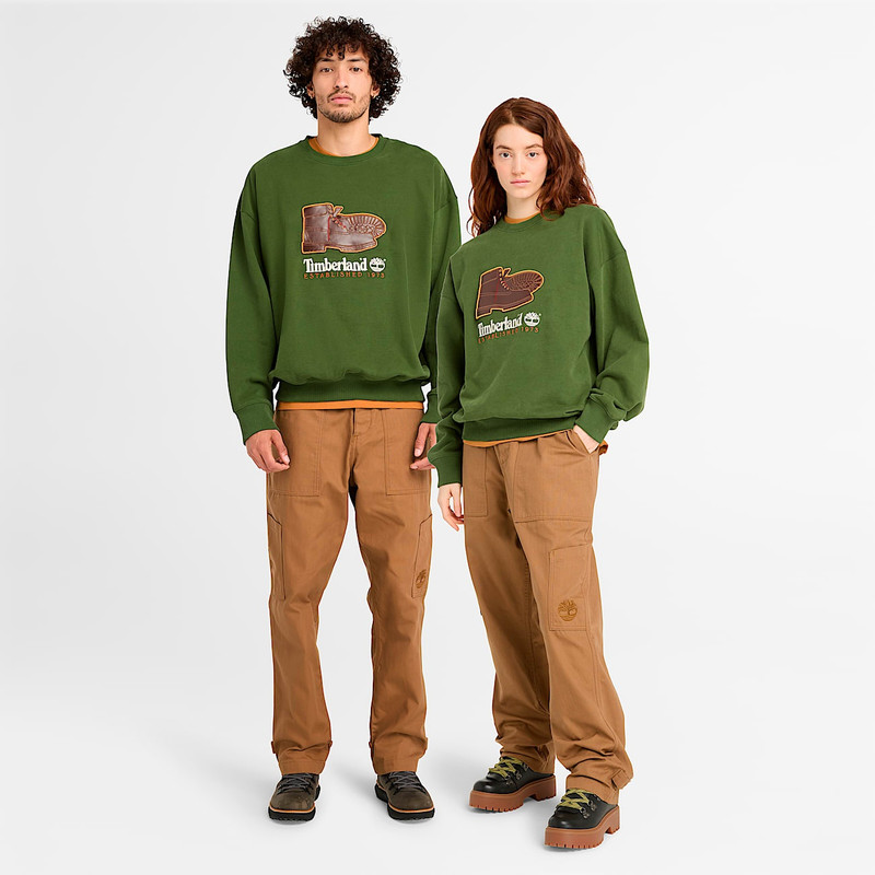 Timberland Box Fit Badge Crew Neck outlook