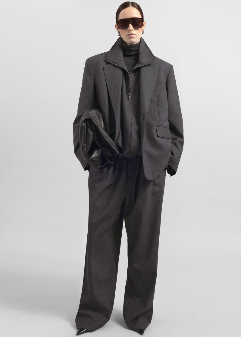 Baxter Plaid Track Pants - Dark Grey 6