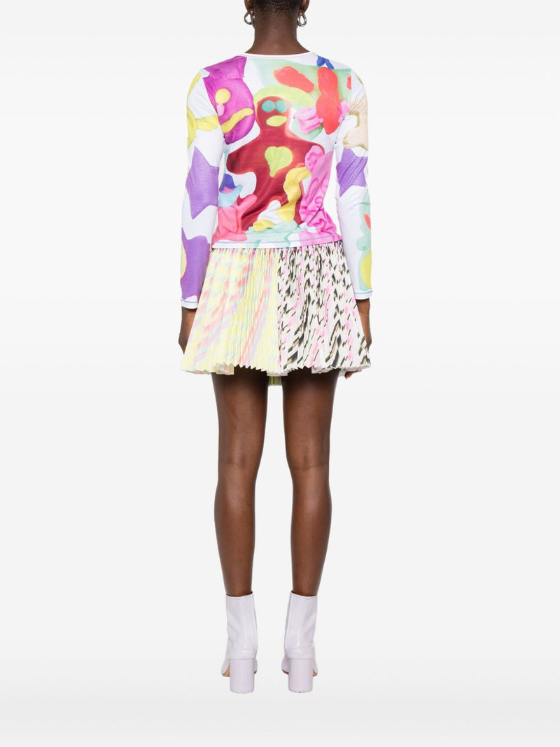 abstract-print T-shirt 4
