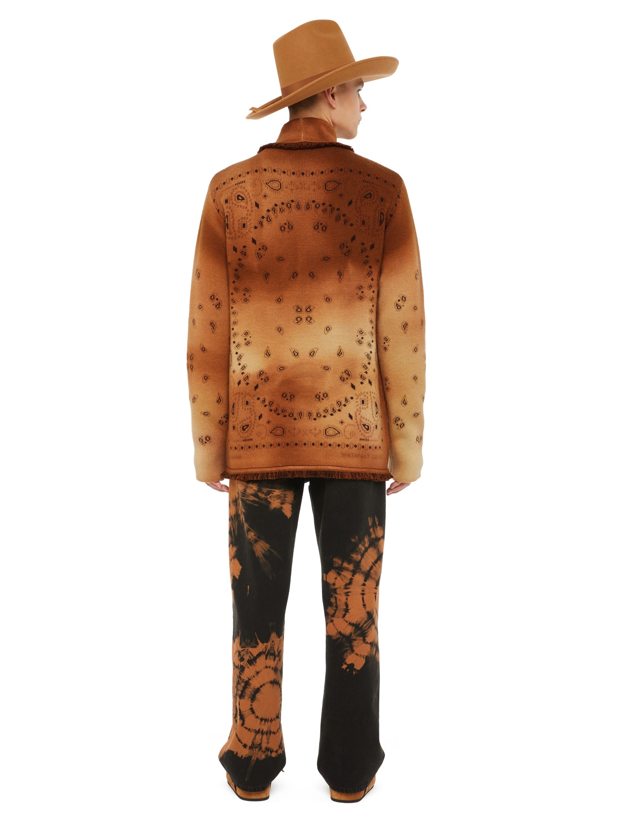 Hues Of The Desert Tie Dye Cardigan - 2