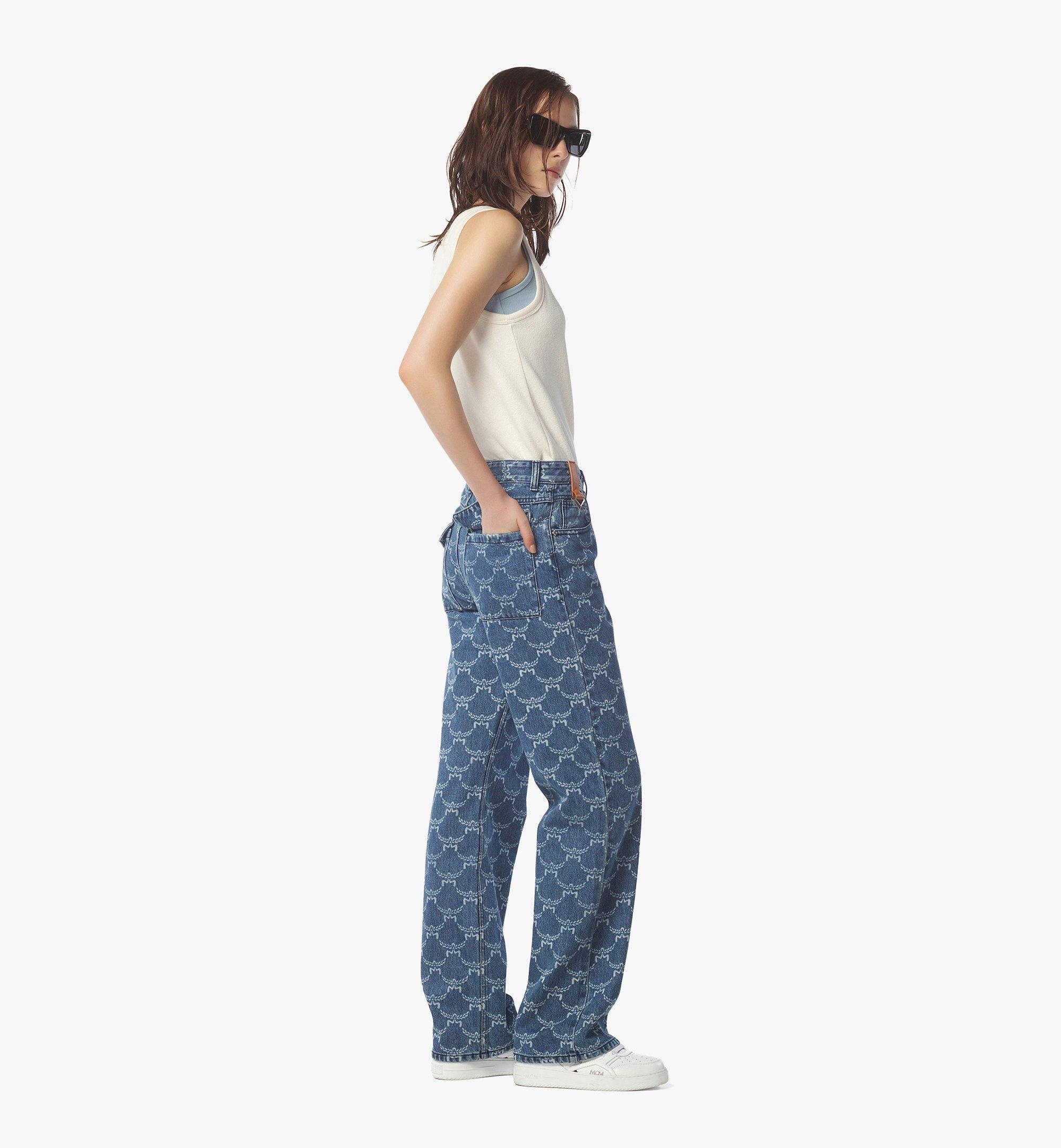 Lauretos Monogram Denim Jeans - 4