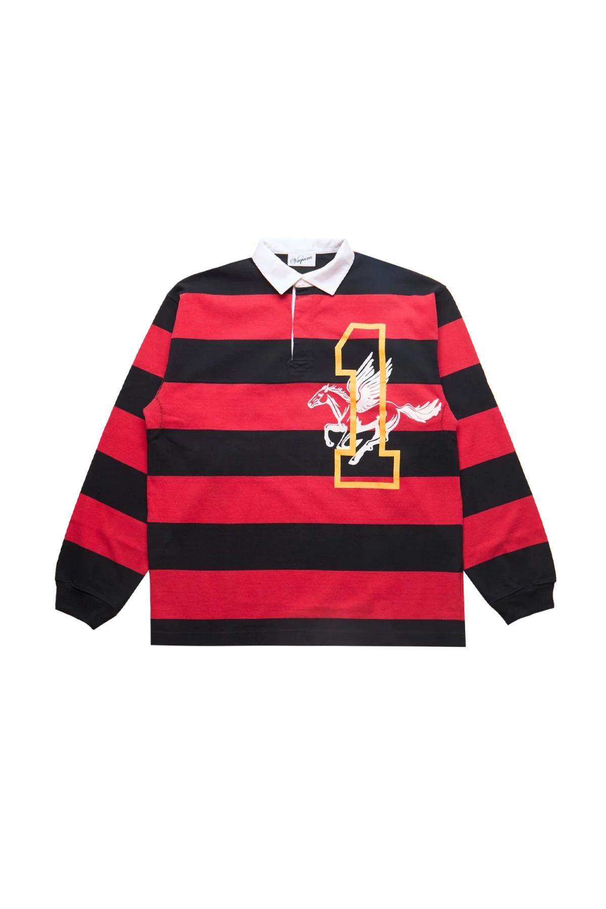 Vaquera Women Rugby Polo Shirt Red - 1