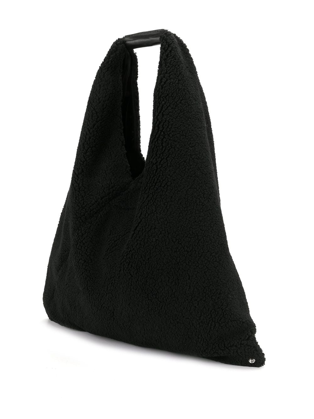 Japanese shearling effect tote bag - 3