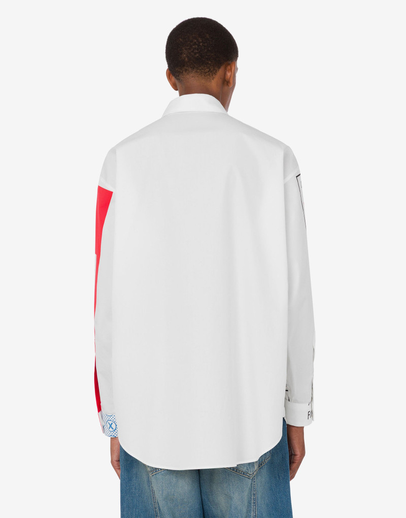 Moschino PRINTED COTTON POPLIN SHIRT outlook