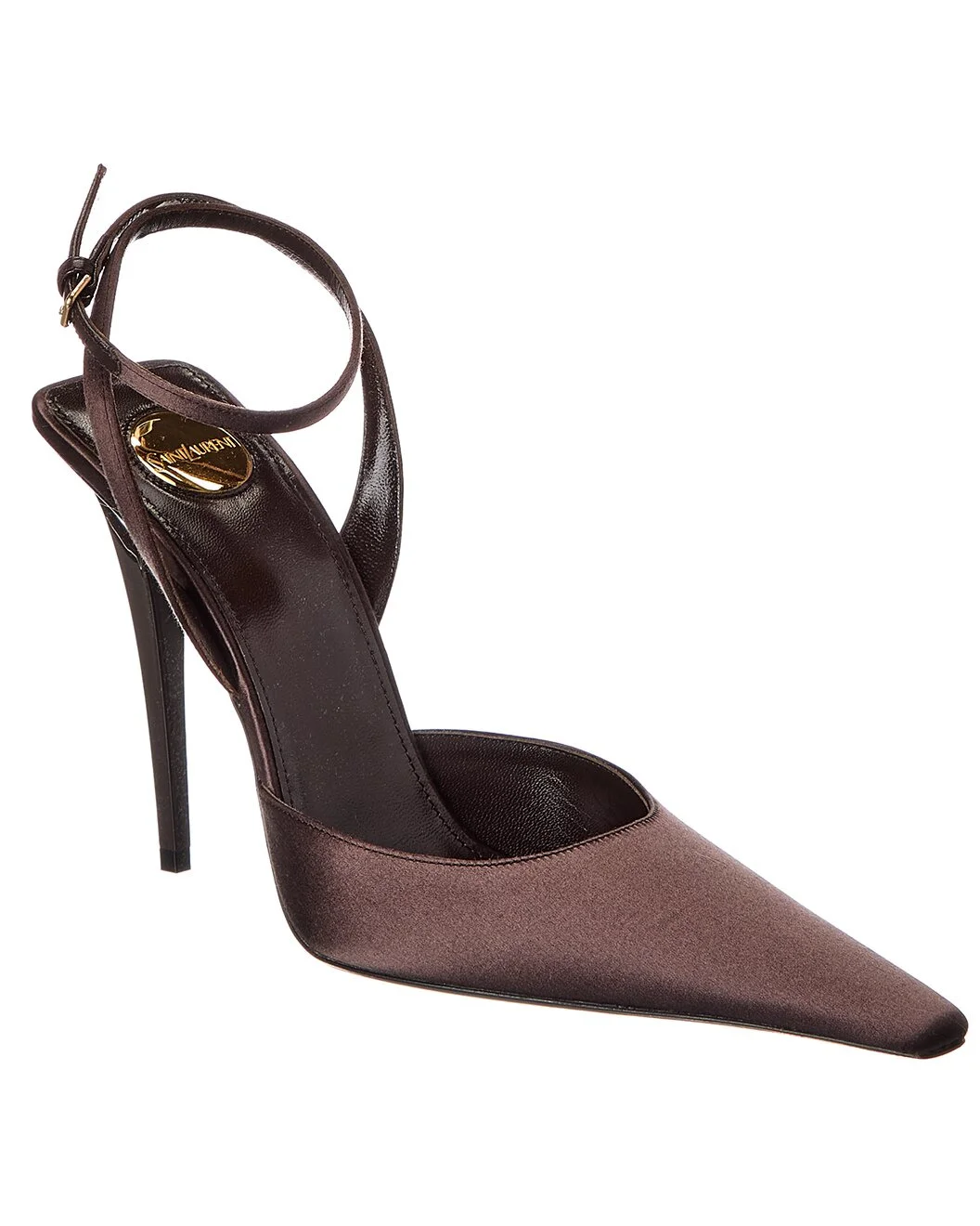 Saint Laurent Cabourg Satin Pump - 1