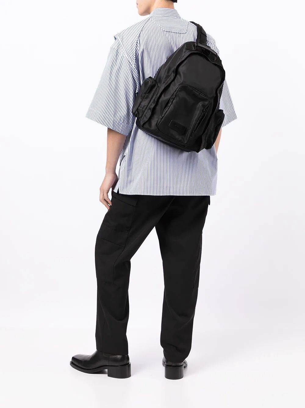 solid-colour sling backpack - 2