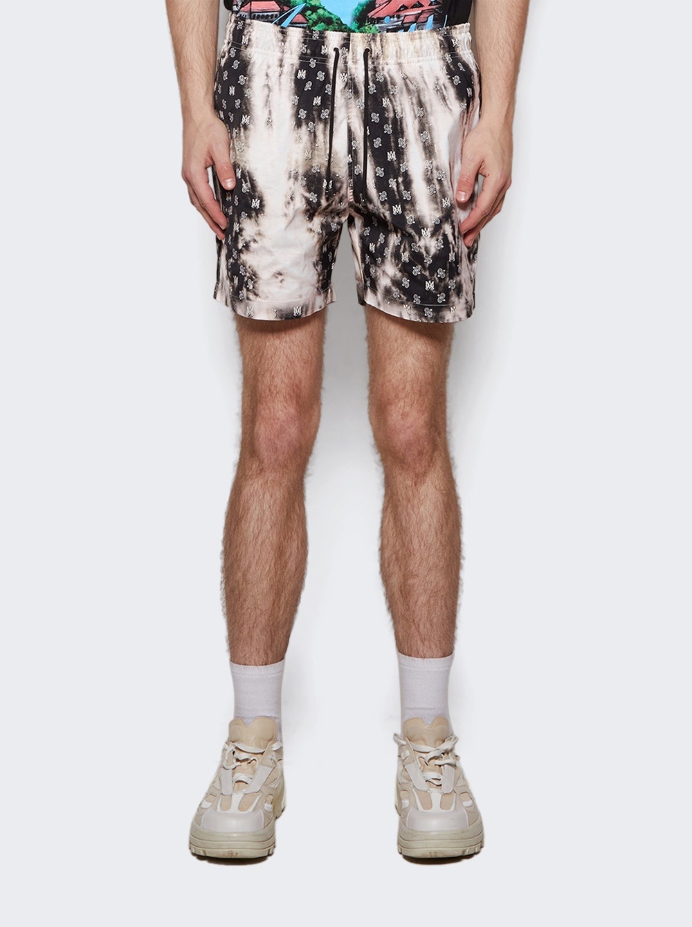 Bleached MA Paisley Swim Shorts Black - 3