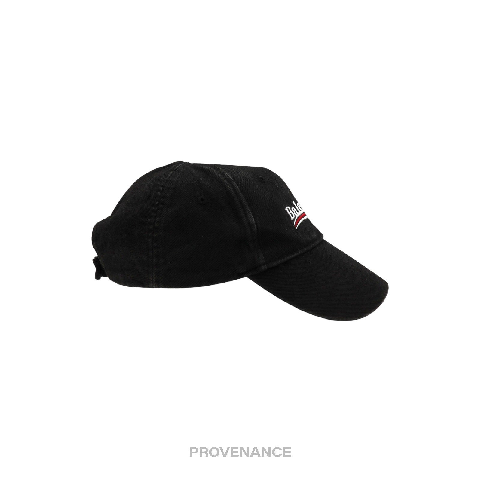 Balenciaga Political Campaign Cap Hat - Washed Black - 5