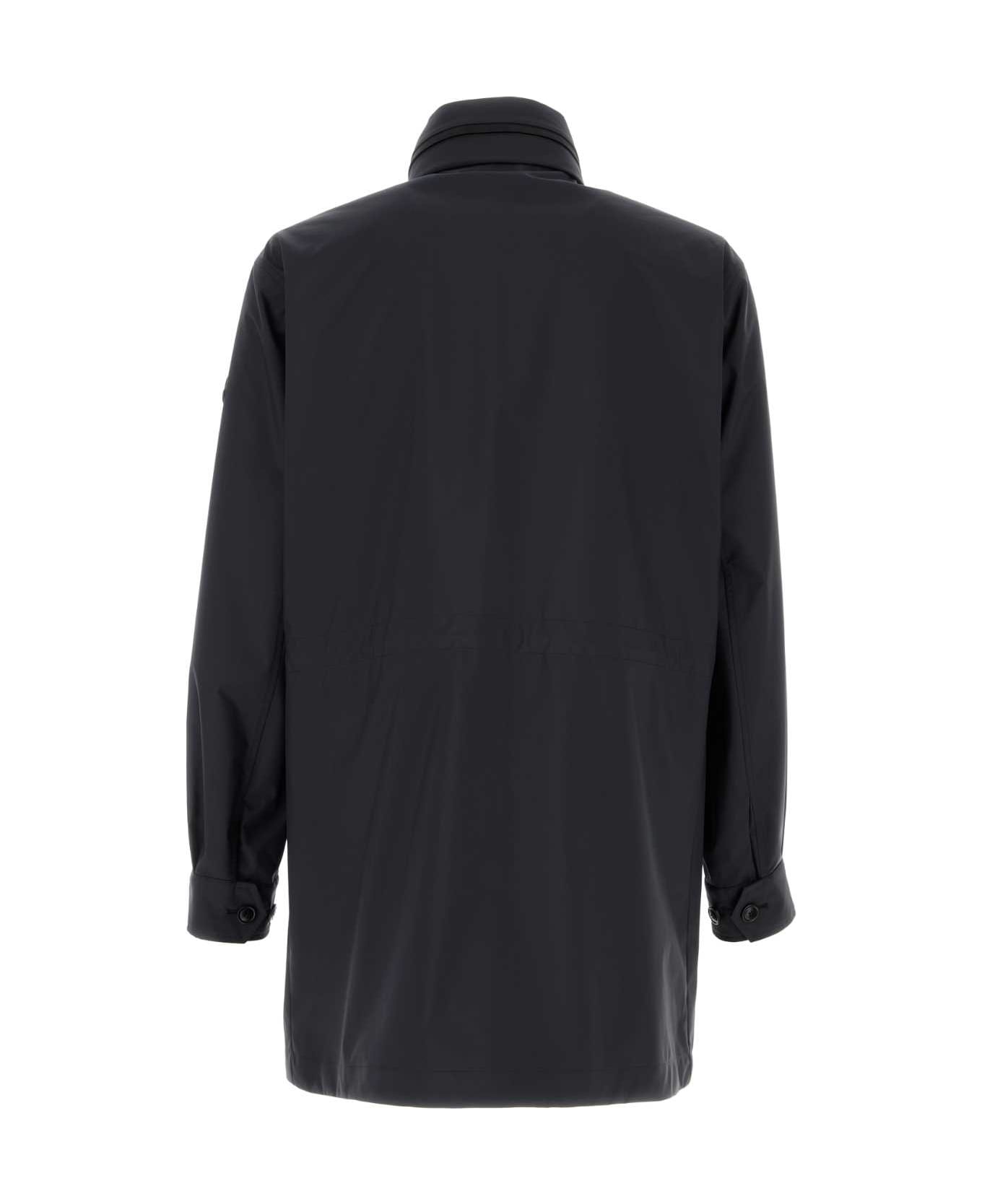 Midnight Blue Polyester Lanche Jacket - 2