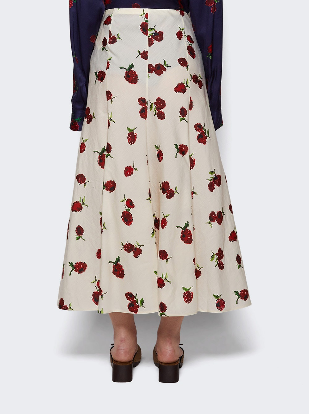 Lenno Skirt Rasberry And Cream - 4