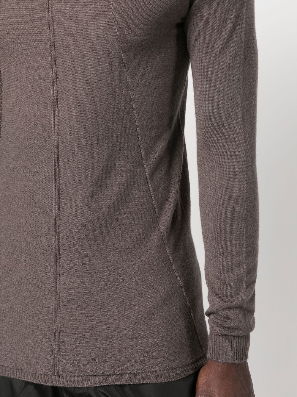 panelled cashmere jumper - 5