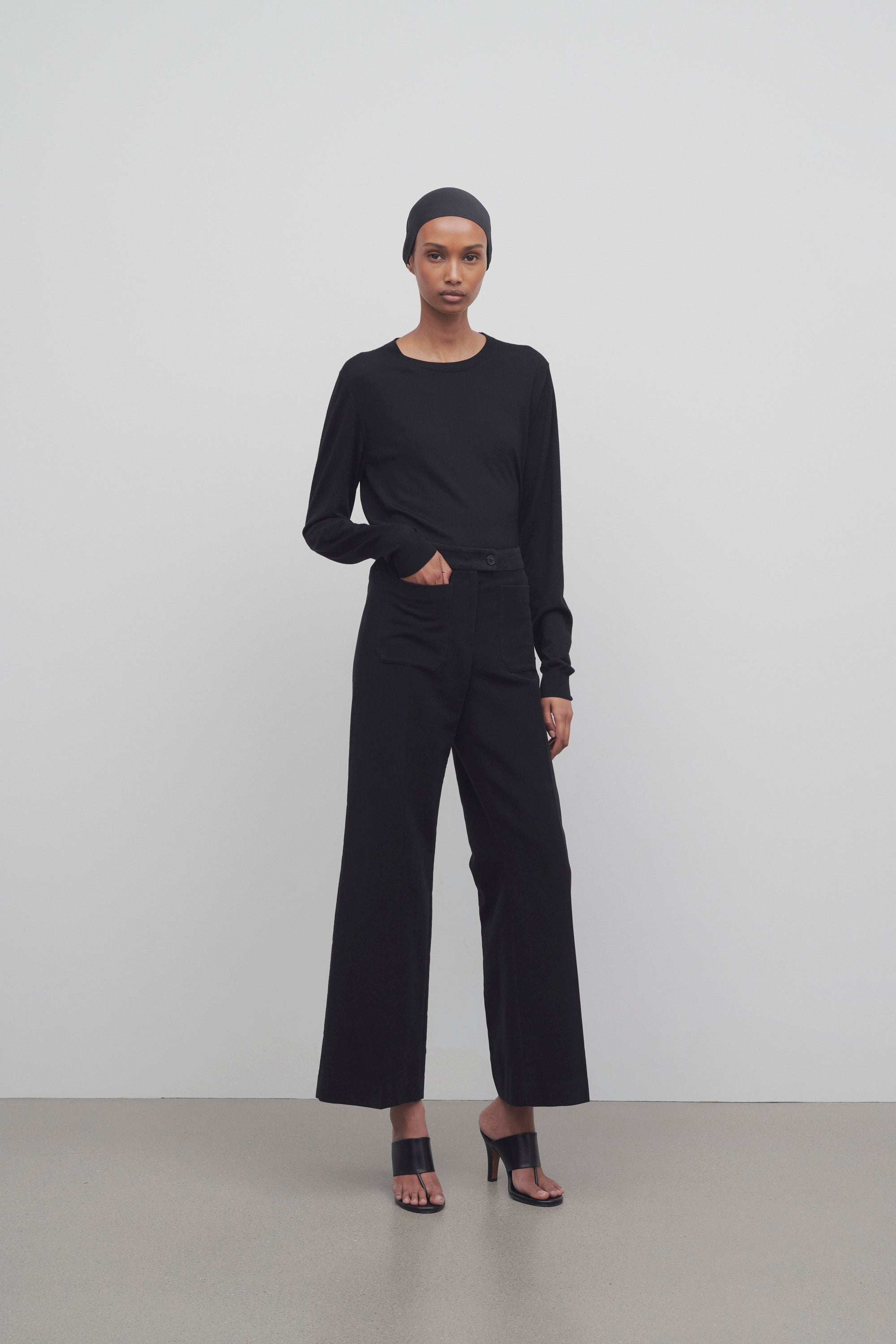 Aline Pant in Cotton - 3
