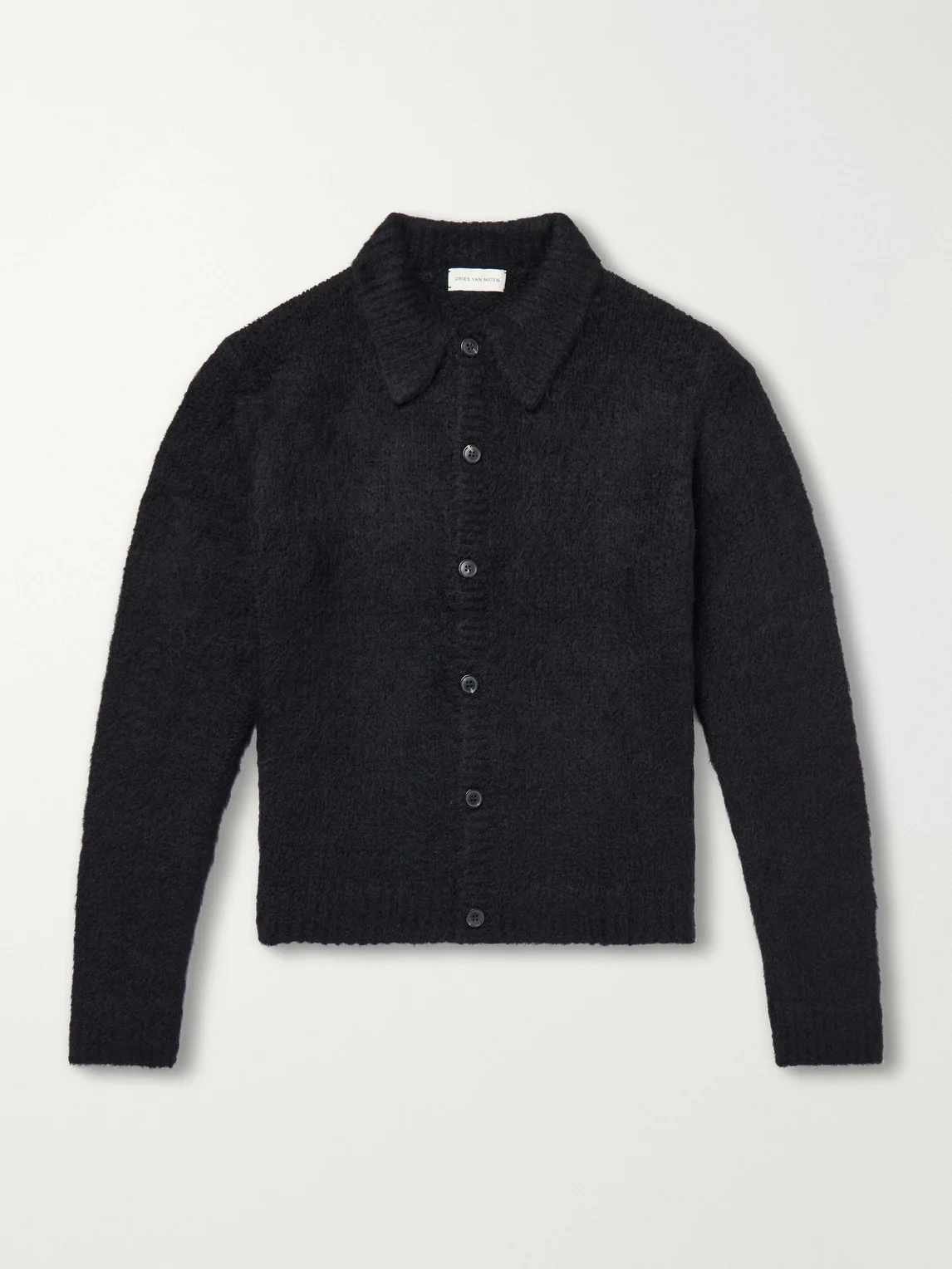 Mora Cropped Alpaca-Blend Cardigan - 1