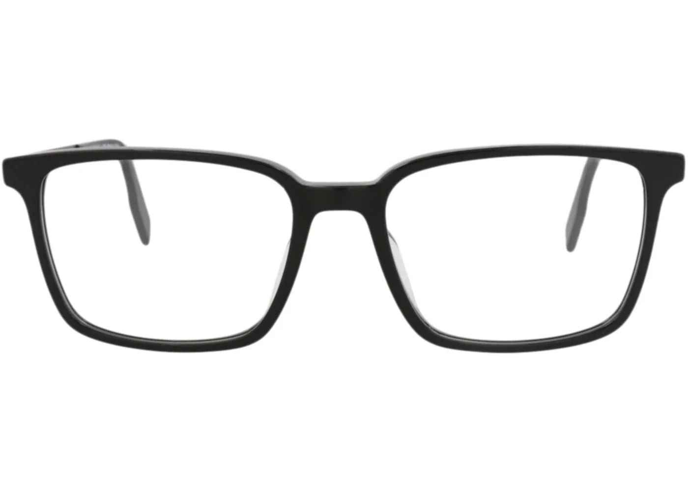 Maui Jim Square-Frame Acetate and Stainless Steel Optical Frames Black Black Transparent (MJO2244-02 - 1