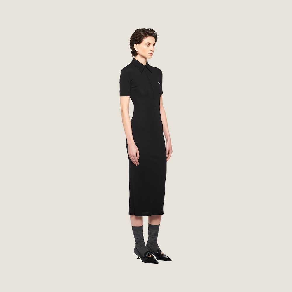 Organzine midi-dress - 5